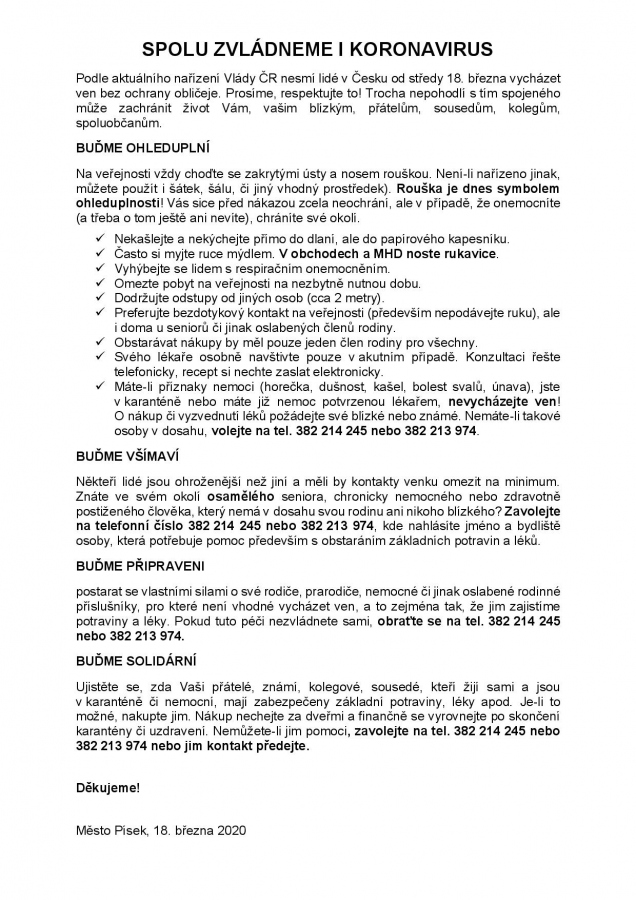 Základní škola Tomáše Šobra a mateřská škola Písek | informativní leták