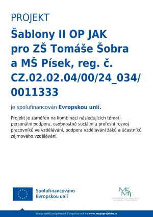 PROJEKT Šablony II OP JAK