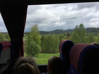 Hrad Kašperk jsme viděli jen z dálky