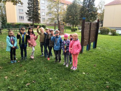 Turistický deníček - vycházka na hřiště u školky a za kapličkou