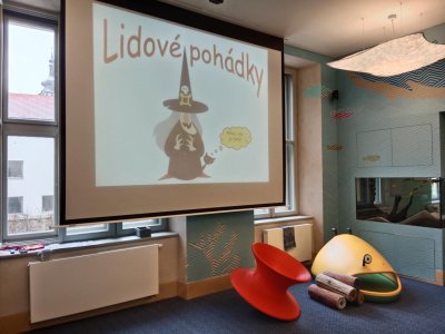 Návštěva knihovny - lidové pohádky