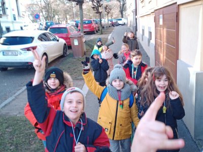 Turistický deníček - návštěva dětského hřiště u Husovky a za zdravou výživou