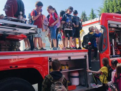 Den dětí u hasičů