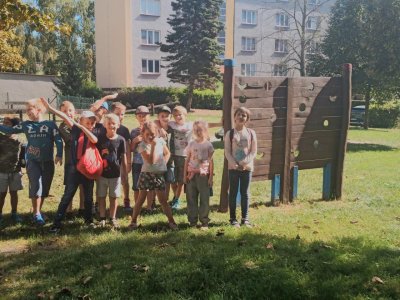 Turistický deníček - dětské hřiště u školky a za kapličkou