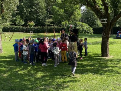 Africká show a pasování předškoláků