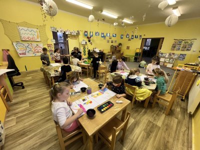 Kresba a malba města 