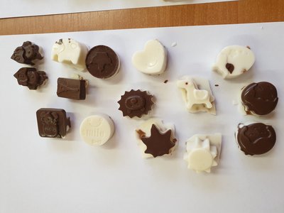 Čokoládové pralinky vlastní výroby