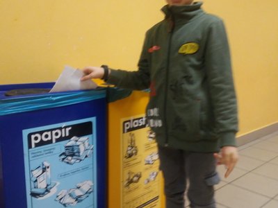 I když jsme ještě malí, tak třídíme :-)