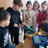 Pracovní činnosti 4. A v  dílně polytechnického centra
