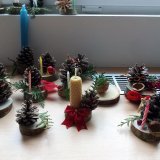 Dokončení výrobku na vánoční stůl