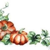 Říjen v oranžové pastelce
