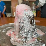 Experiment 9.B: Výbuch sopky