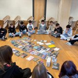 9.A a 9.B v knihovně