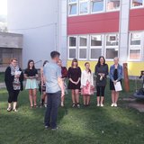 Husitská lípa v areálu školy ZŠ Tomáše Šobra