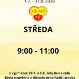 Úřední hodiny během letních prázdnin