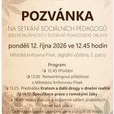 Setkání školních sociálních pedagogů