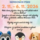 Daruj plyšáka, vykouzli úsměv 2.11.-6.11.