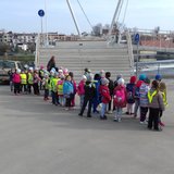 Společná vycházka se 3.MŠ k lávce Dagmar Šimkové